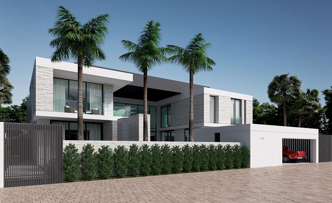 3D exterior rendering